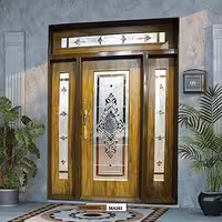 درب ورودی لابی چوبی لوکس کد 3023