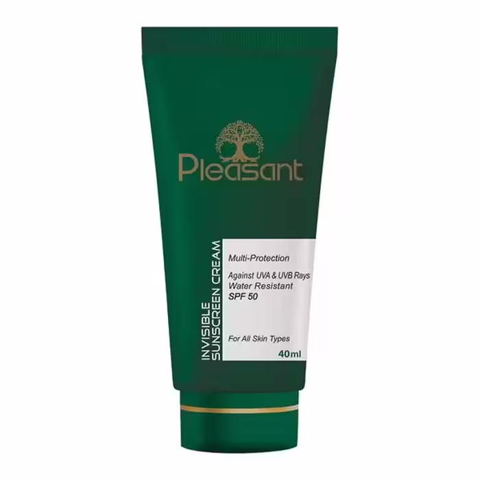 ضد آفتاب بی‌رنگ spf50 پلیزنت