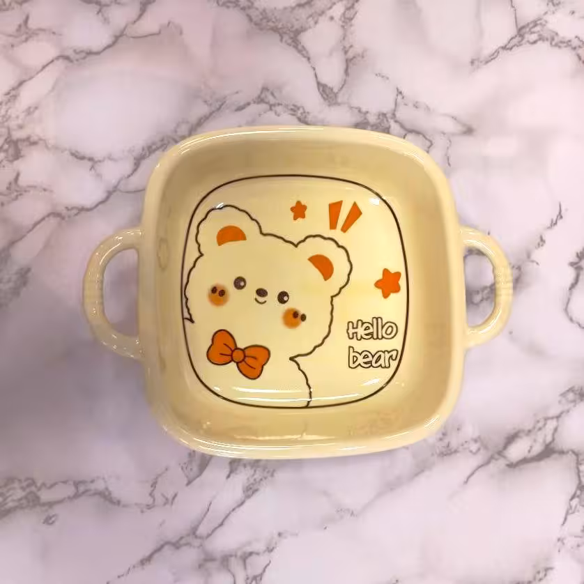 کاسه مربع فانتزی 46/48-KIT-BEAR