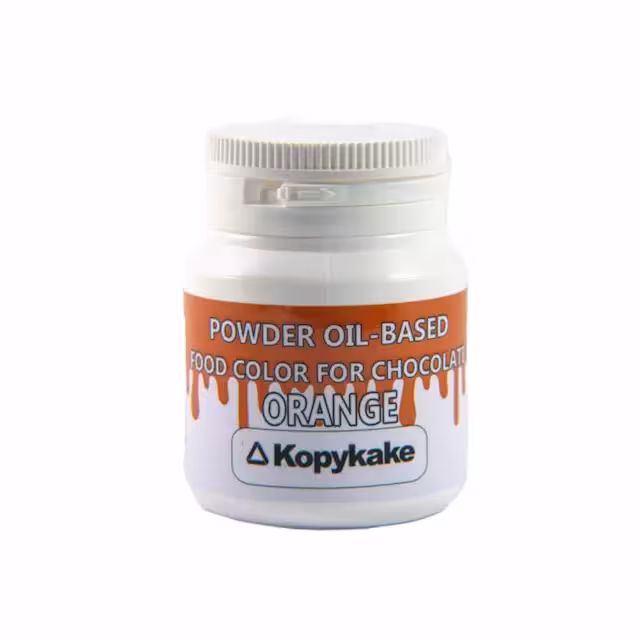 رنگ پودری نارنجی محلول در روغن کپی کیک