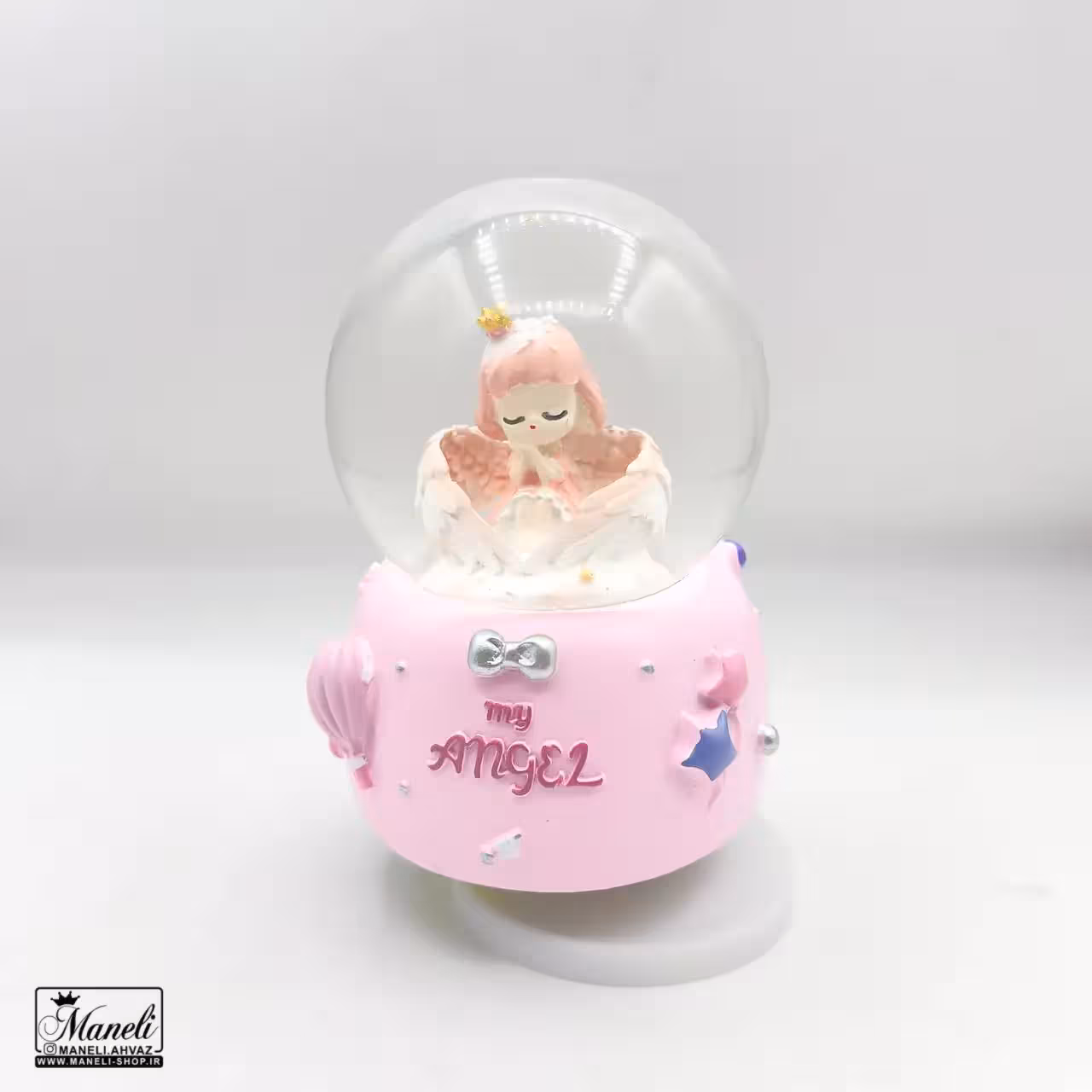 گوی صورتی کوکی متوسط فرشته | موزیکال 14030753