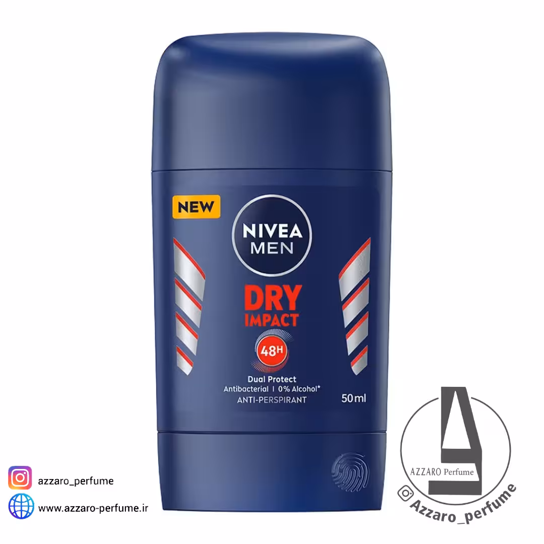 مام استیک ضد تعریق مردانه نیوآ مدل درای ایمپکت DRY IMPACT حجم 50 میل