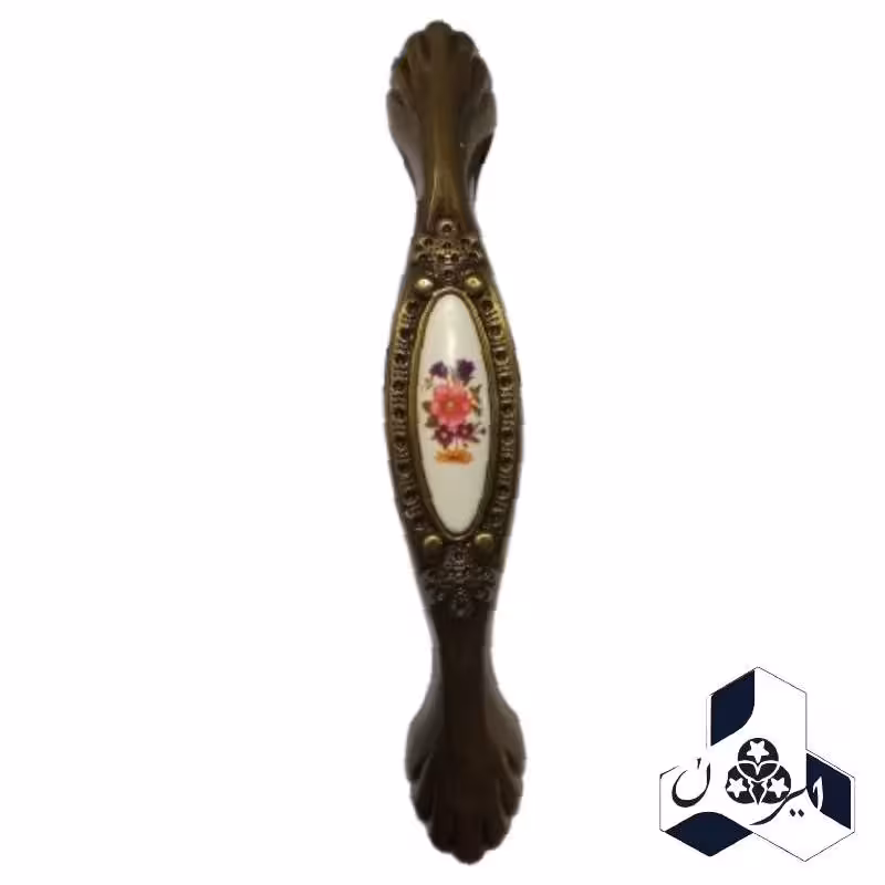 دستگیره کابینت رنگ زیتونی بسته تک عددی (فاصله دو پیچ 160 میلی متر)