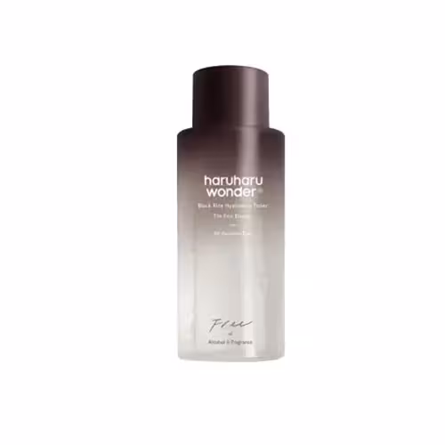 تونر آبرسان برنج سیاه هارو هارو واندر پاک کننده عمیق پوست حساس haruharu wonder black rice hyaluronic toner حجم 150 میل