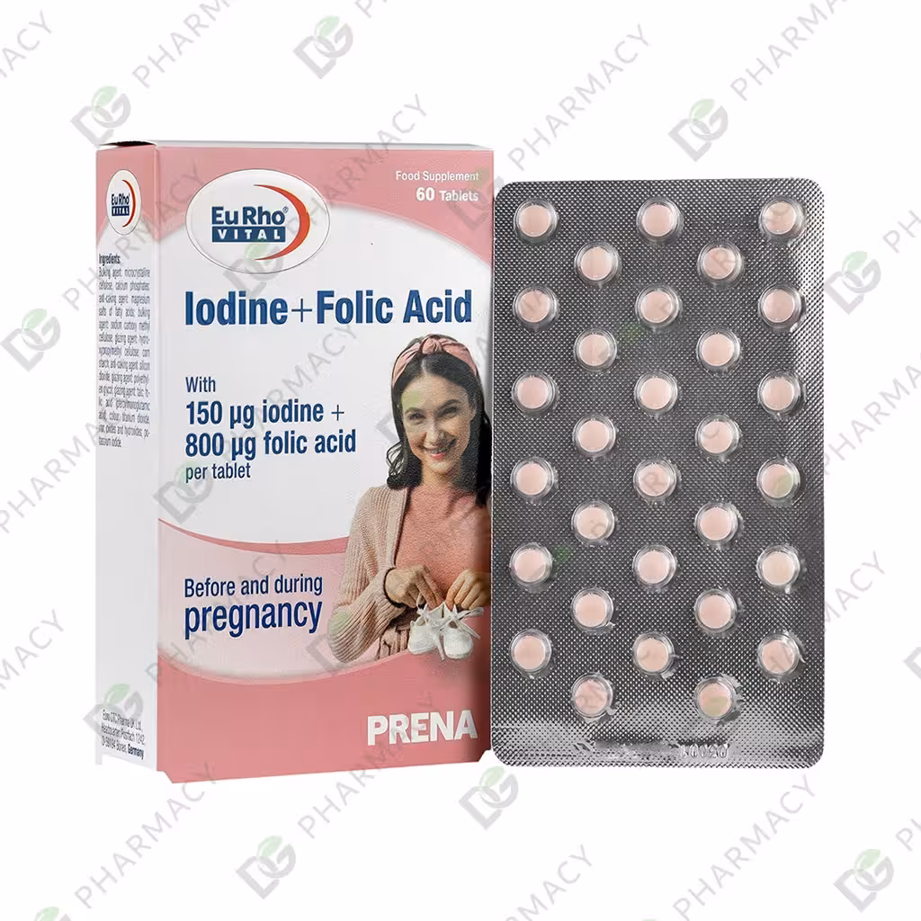 ید و اسیدفولیک یوروویتال دیجی فارماسی