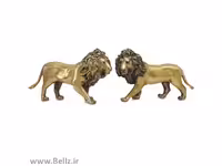 مجسمه شیر برنزی (جفت) - کد 3