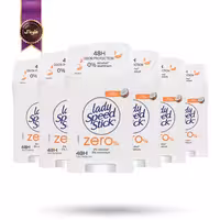6 عدد مام استیک ضد تعریق لیدی اسپید Lady Speed مدل زیرو نارگیل تازه Fresh Coconut وزن 45 گرم (اورجینال)