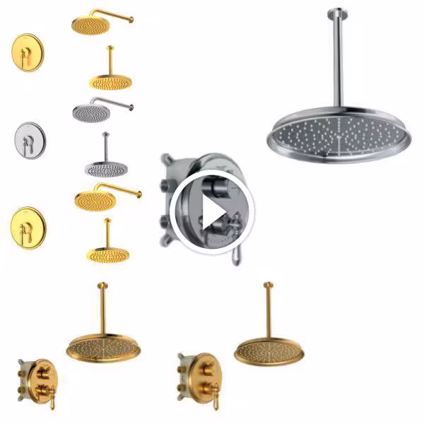 شیر حمام توکار شودر مدل زیگموند تیپ 1