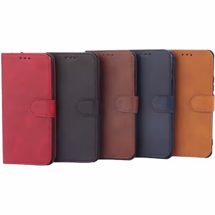 کیف چرمی Note13 pro plus شیائومی چرم کتابی محافظ لنزدار بنددار
