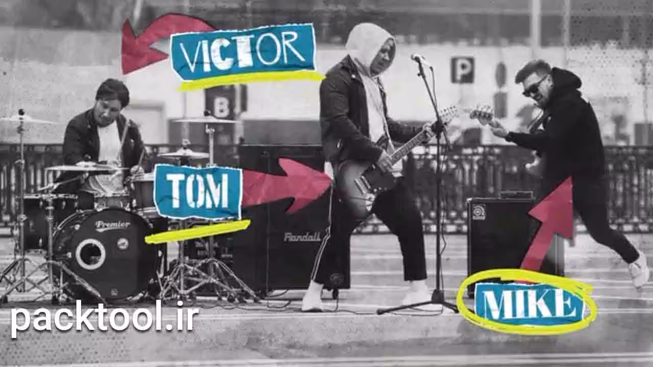 دانلود پروژه آماده پیکان کاغذی و کیت افتر افکت Paper Arrows Kit - پک تول