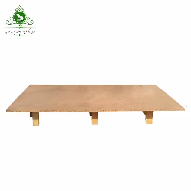 کفی تخت خواب یک نفره مدل پایه دار ساده