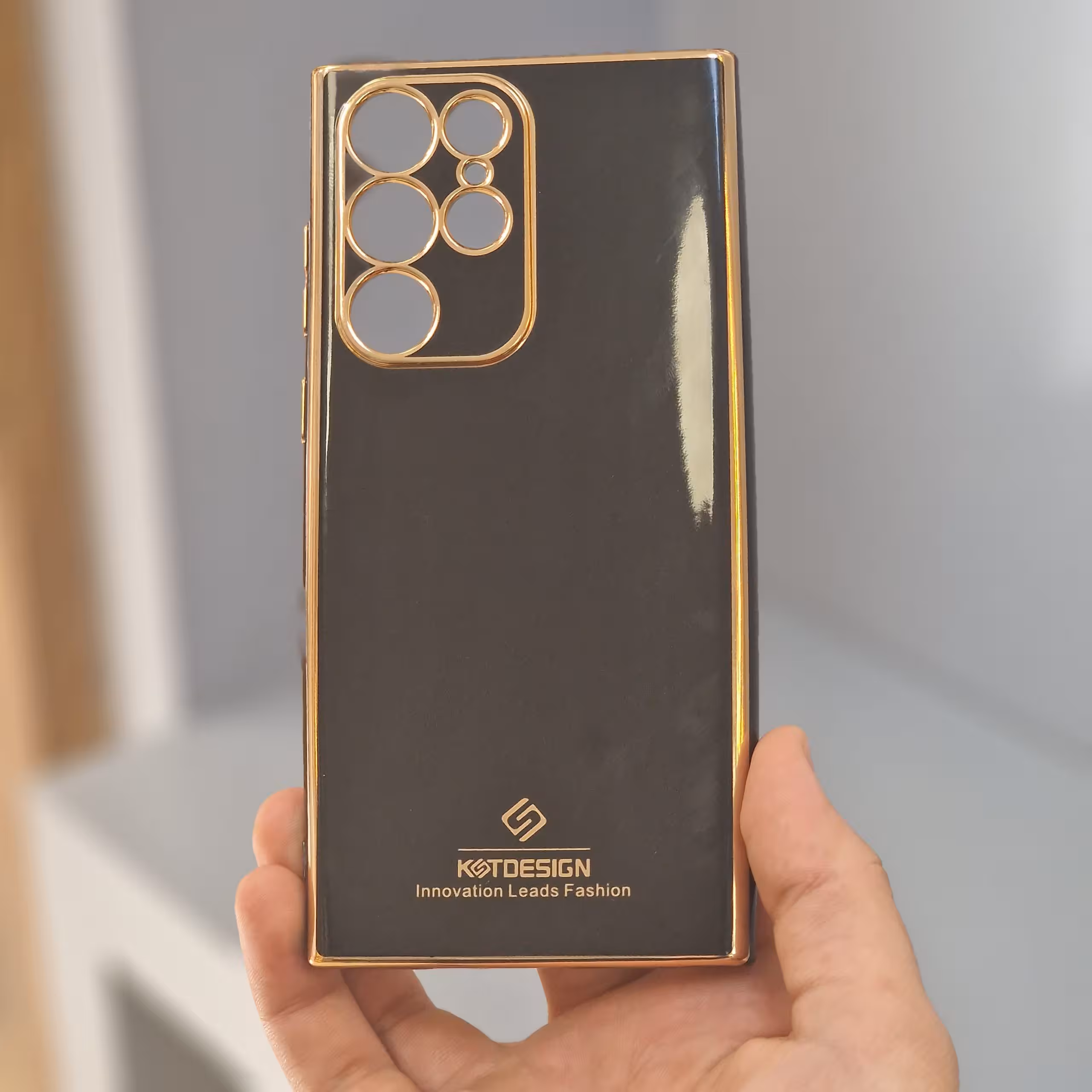 قاب سامسونگ S22 Ultra اولترا براق دورطلایی
