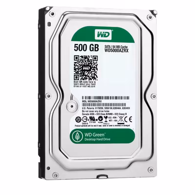 هارد وسترن دیجیتال HDD WD Green 500GB (استوک)