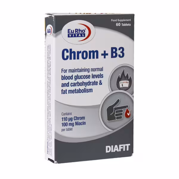 قرص کروم ب3 یوروویتال EuRho Vital Chrom B3 Tablet