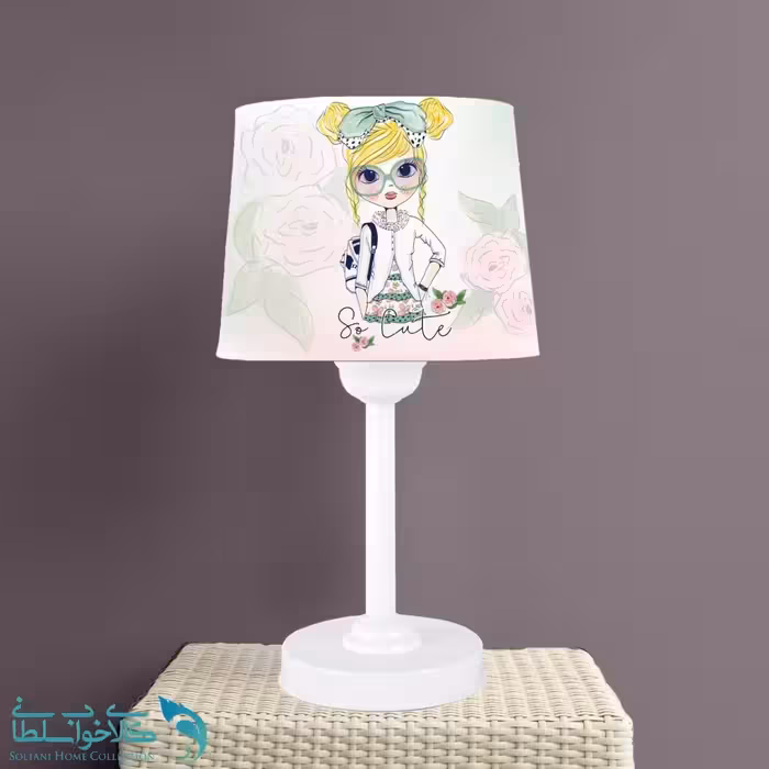 آباژور اتاق کودک طرح رزا کد A1724