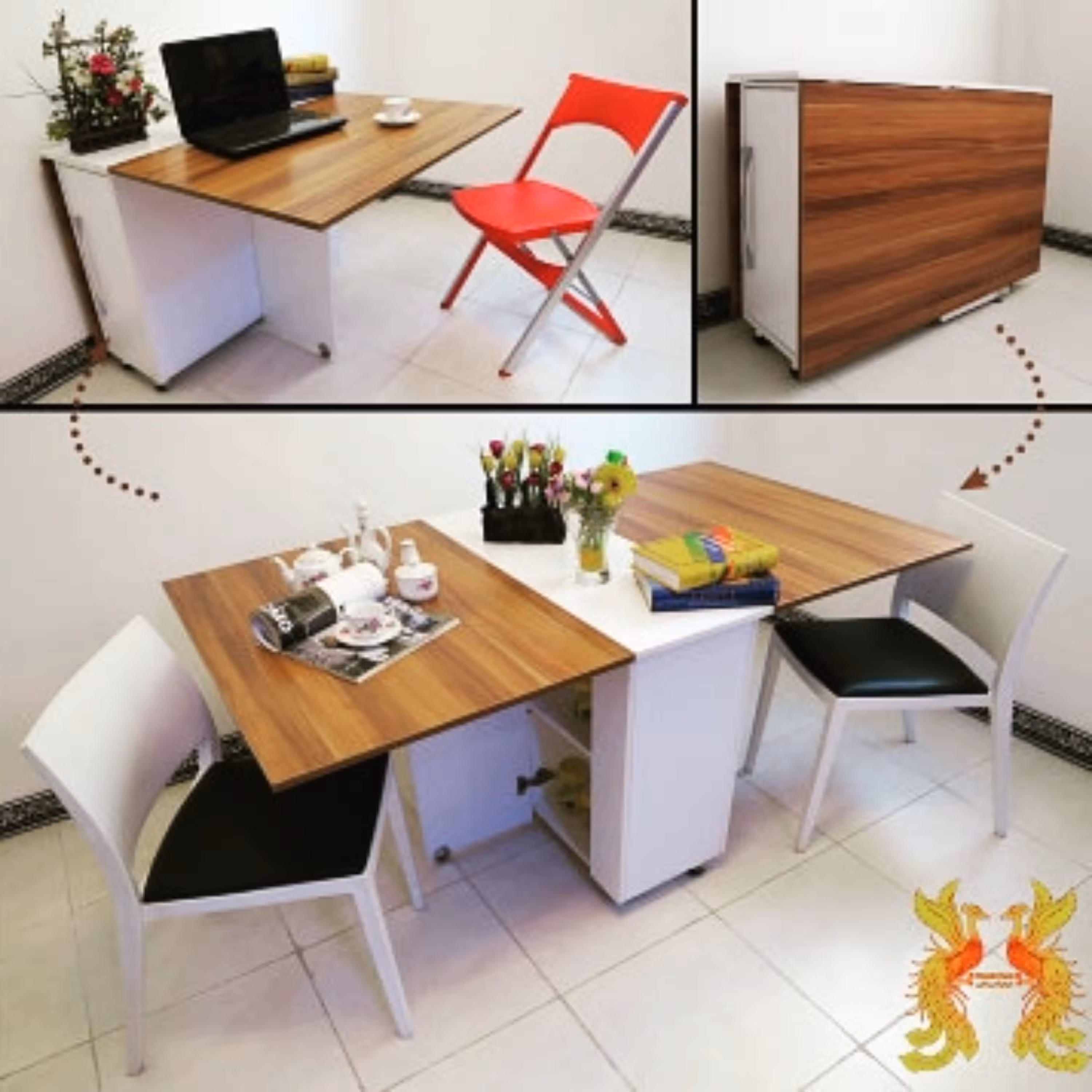 میز تاشو چندمنظوره