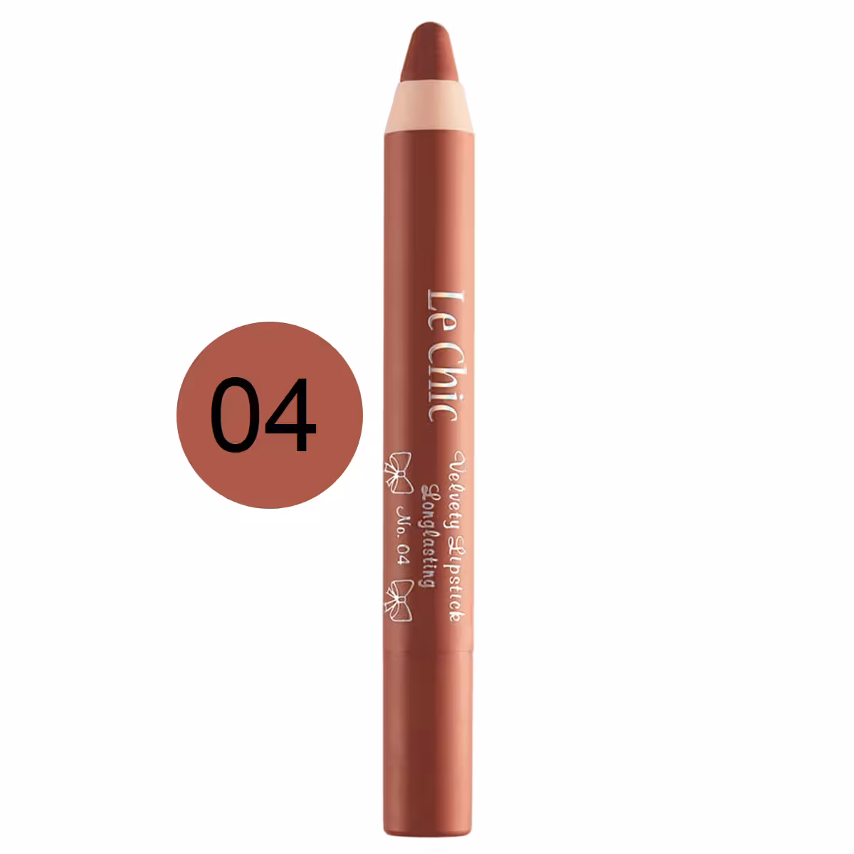 رژ لب مخملی مدادی بادوام لچیک شماره 04