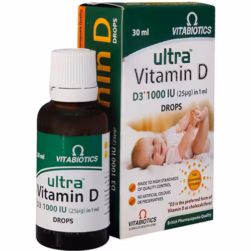 قطره خوراکی اولترا ویتامین D3 ویتابیوتیکس