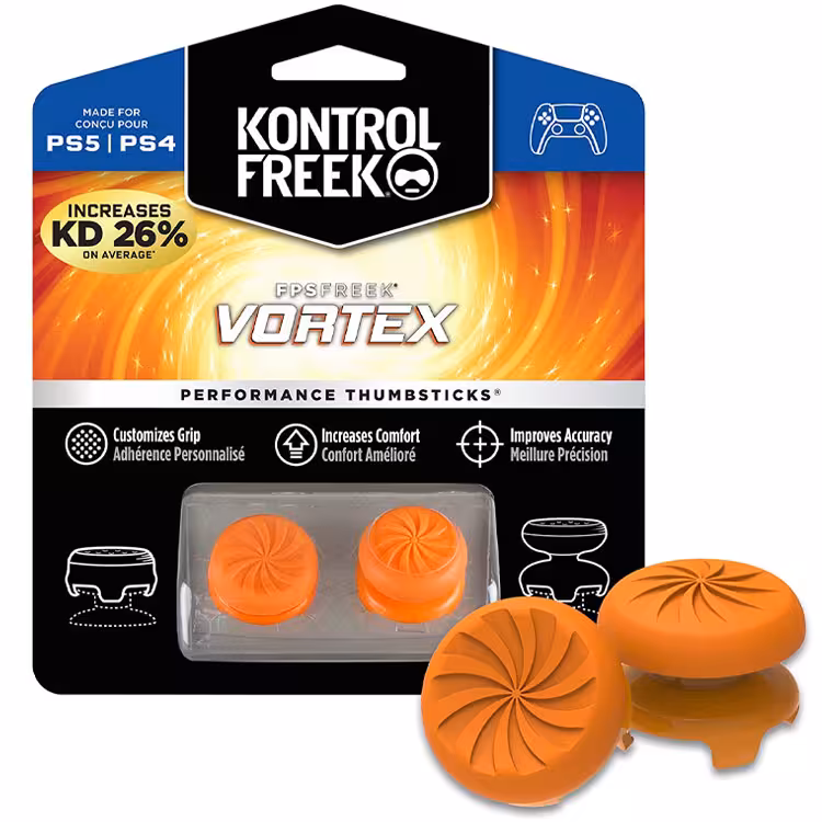 خرید روکش آنالوگ KontrolFreek مخصوص PS5 و PS4 - طرح Vortex