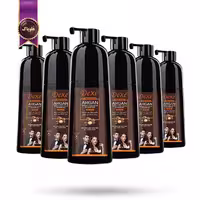 6 عدد شامپو رنگ مو دکسی Dexe مدل قهوه‌ای تیره با روغن آرگان Dark Brown Argan حجم 420 میلی لیتر (اورجینال)
