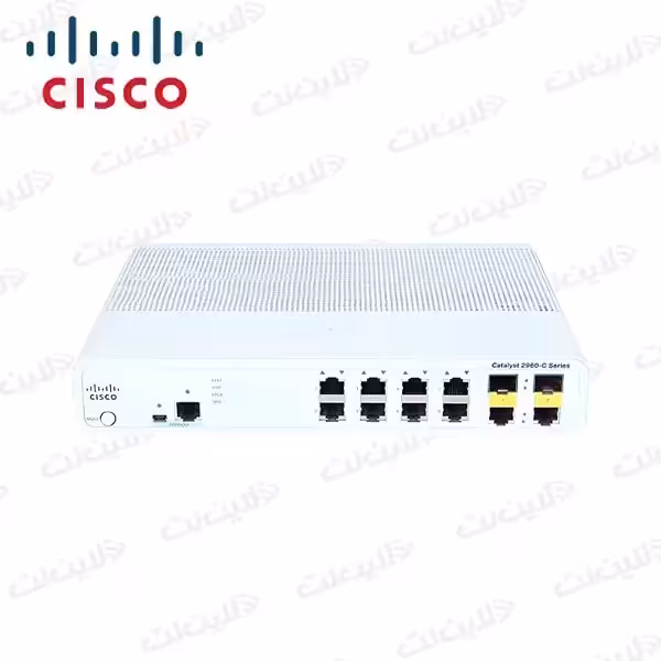 سوئیچ شبکه 8 پورت سیسکو مدل Cisco WS-C2960C-8TC-L
