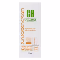 کرم ضد آفتاب بدون رنگ SPF 50 چلنج 50 میل