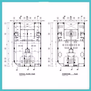 خرید و دانلود نقشه معماری 19*12 شمالی: پلان معماری 19*12 شمالی