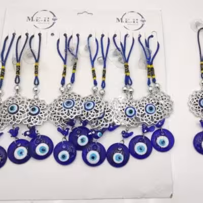 آویز چشم و نظر مشبکی جوجه دار