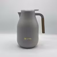 فلاسک 1/5 لیتر دسته چوبی فینیک طوسی KD150