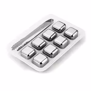 قالب یخ استیل 8 عددی   انبر یخ