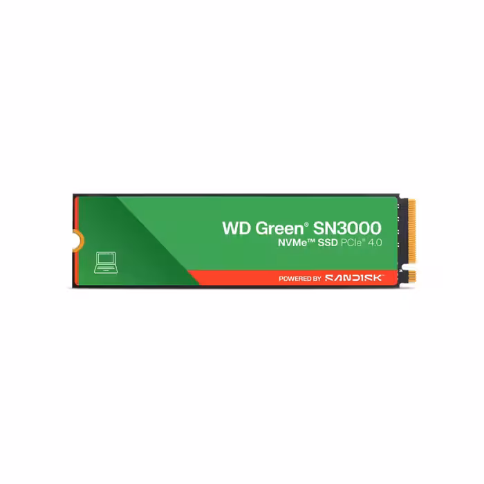 اس اس دی اینترنال وسترن دیجیتال سبز Green SN3000 ظرفیت 1 ترابایت