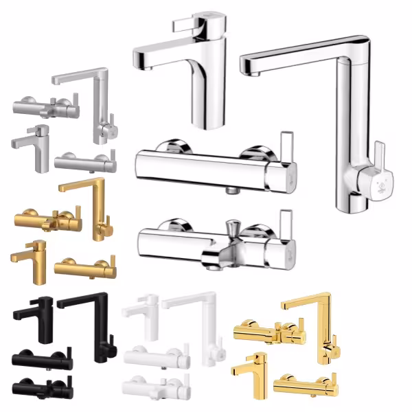 ست شیرآلات کاویان مدل ساتین