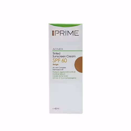کرم ضد آفتاب رنگی فاقد چربی پریم SPF60