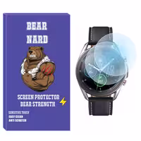 محافظ صفحه نمایش شیشه‌ای برنارد مدل SH-BR مناسب برای ساعت هوشمند سامسونگ Galaxy Watch 3 45mm بسته دو عددی
