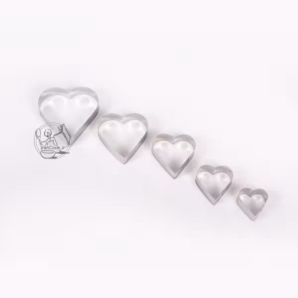 قالب برش5عددی طرح قلب