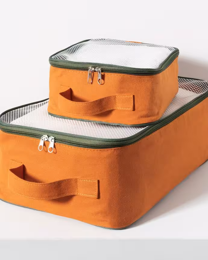 ست 2 عددی باکس زیپ دار مادام کوکو طرح Clarita