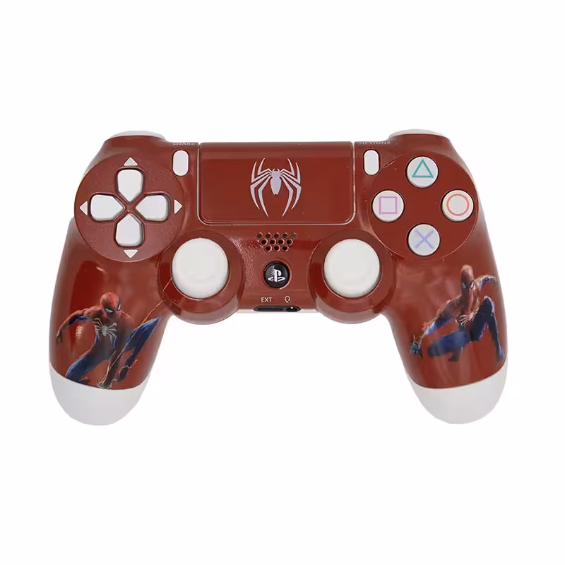 دسته بی سیم PS4 DualShock 4 High Copy طرح Spider Marvel