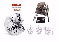 سه نظام هیدرولیک ( CNC یا اتومات) (سایز 169میلیمتر) (“6 اینچ) پولکسPOLEX اصل