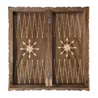 تخته نرد و شطرنج منبت کاری چوب گردو سنندج کد z140002