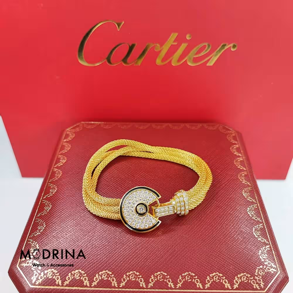 دستبند کارتیه طلایی