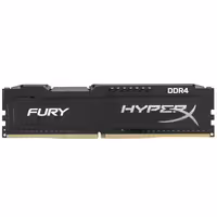 رم دسکتاپ DDR4 تک کاناله 2400 مگاهرتز CL15 هایپرایکس مدل Fury Black ظرفیت 4 گیگابایت