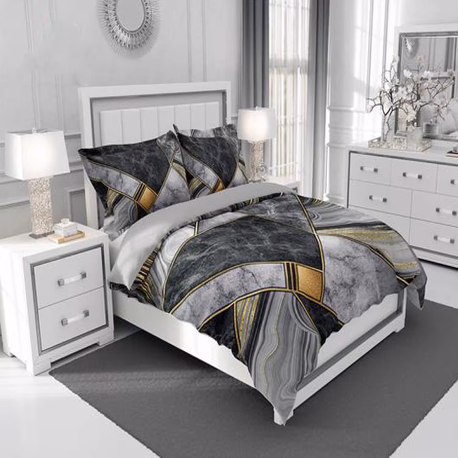 سرویس روتختی سه‌بعدی چیداری مدل 1067