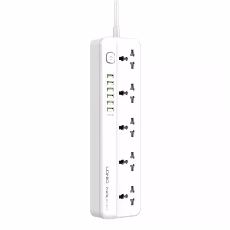 چندراهی برق الدینیو مدل SC-5614 Multi-way Power Supply And 6 USB Port Charger | کالا مکس