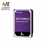 هارد دیسک اینترنال وسترن بنفش مدل WD80PURX ظرفیت 8 ترابایت