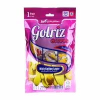 دستکش لاتکس ساق کوتاه گلریز سایز کوچک