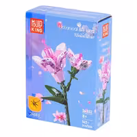 لگو ساختنی طرح گل رودودندرون کد 24002 تعداد 143 قطعه