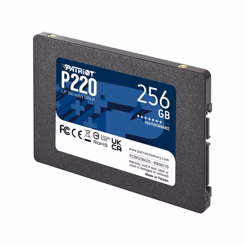 SSD SATA P220 256GB PATRIOT حافظه اس اس دی اینترنال