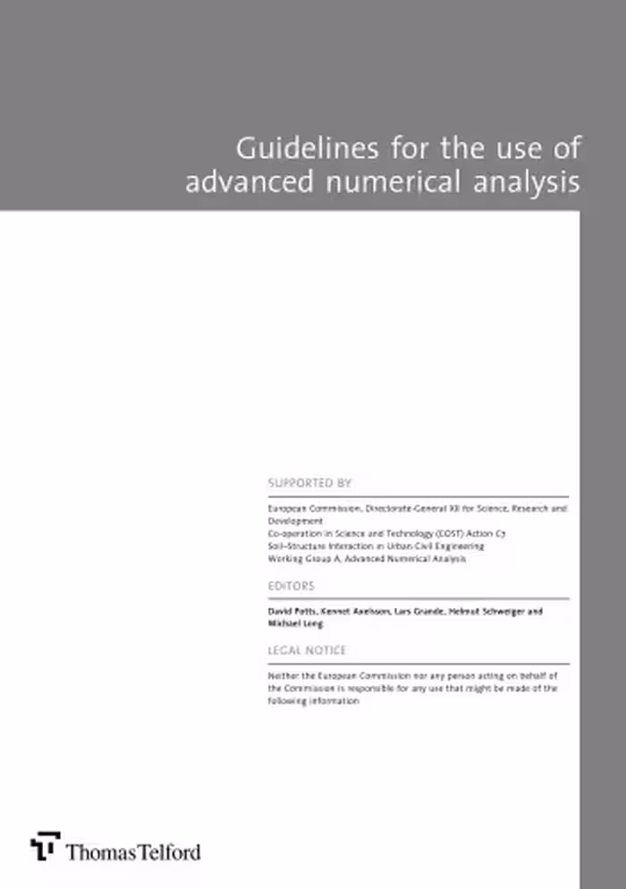 خرید و دانلود نسخه کامل کتاب Guidelines for the Use of Advanced Numerical Analysis