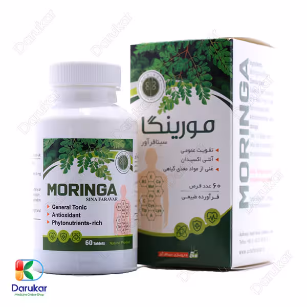 قرص مورینگا سینا فرآور 60 عدد