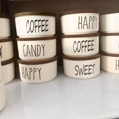 بانکه سرامیک گرد بزرگ